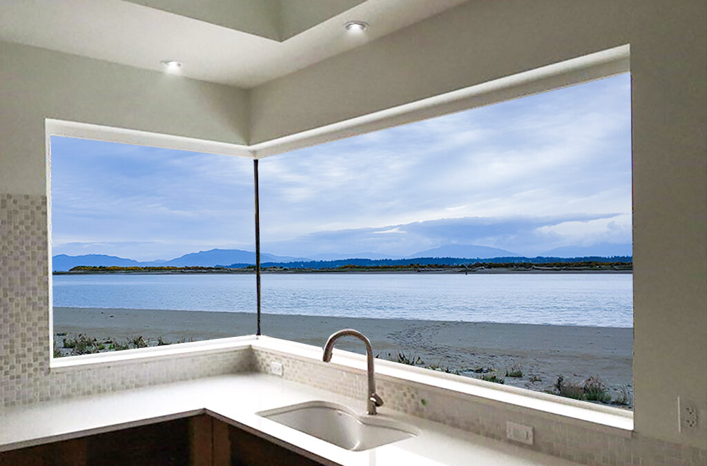 Modern Corner-Butt Glazed Window