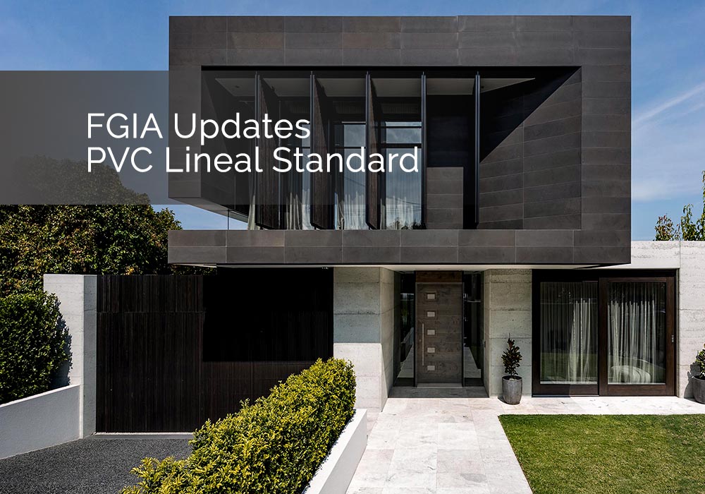 FGIA Updates Specification for PVC Profiles