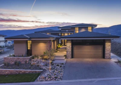 Westeck 4300 Series Windows | Custom Wood Entry Kelowna Project - Chatham Homes