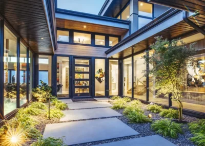 Westeck 4300 Series Windows | Custom Wood Entry -Kelowna Project - Chatham Homes